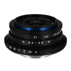 Laowa 10mm f/4 Cookie Black For Fuji X. APS-C. Sort