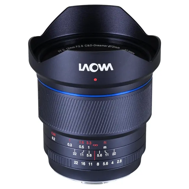 Laowa 12mm f/2.8 Lite Zero-D FF For L-mount. Manuell fokus 
