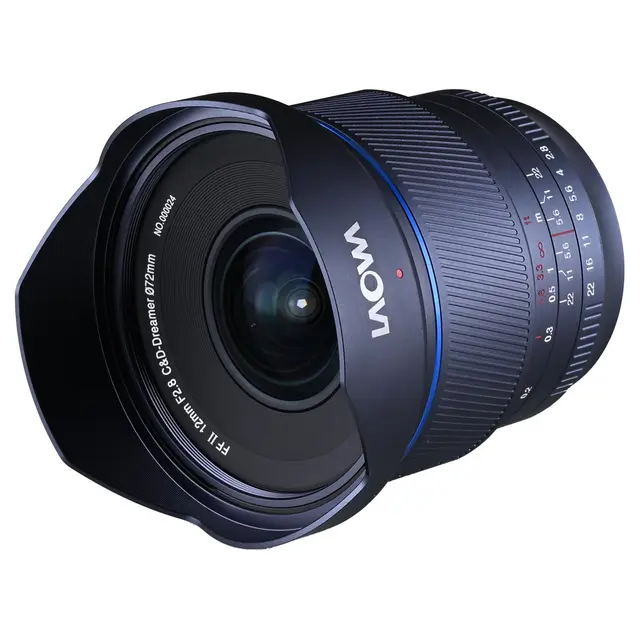Laowa 12mm f/2.8 Lite Zero-D FF For L-mount. Manuell fokus 