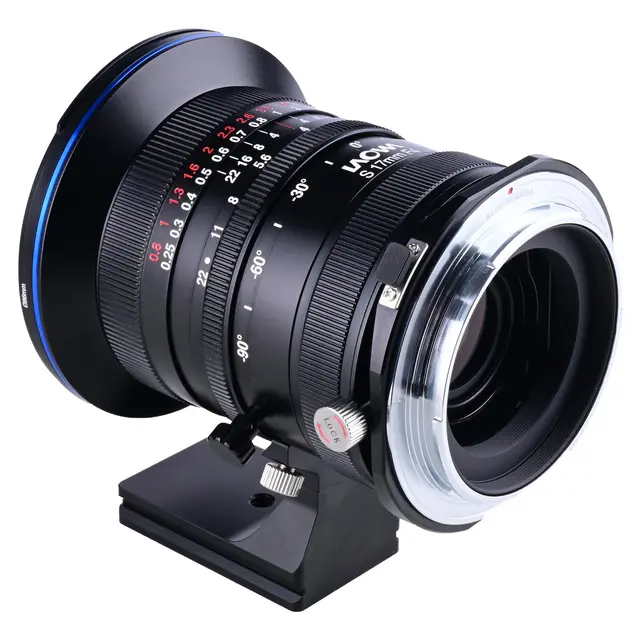 Laowa 17mm f/4 Zero-D Shift GFX Shift-objektiv for Fuji GFX. Manuell 