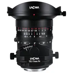 Laowa 17mm f/4 Zero-D Tilt-Shift FE Tilt-Shift-objektiv for Sony FE. Manuell