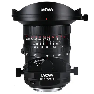Laowa 17mm f/4 Zero-D Tilt-Shift FE Tilt-Shift-objektiv for Sony FE. Manuell