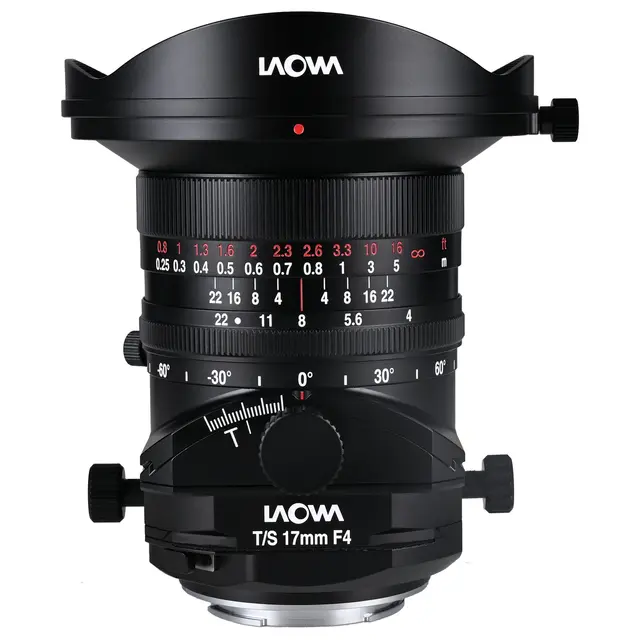 Laowa 17mm f/4 Zero-D Tilt-Shift FE Tilt-Shift-objektiv for Sony FE. Manuell 