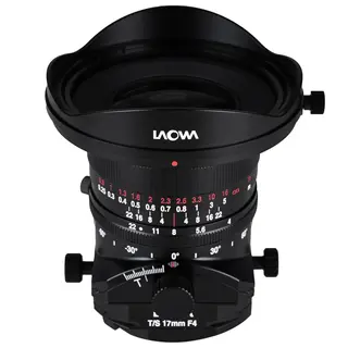 Laowa 17mm f/4 Zero-D Tilt-Shift FE Tilt-Shift-objektiv for Sony FE. Manuell