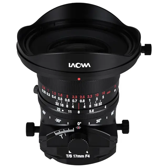 Laowa 17mm f/4 Zero-D Tilt-Shift FE Tilt-Shift-objektiv for Sony FE. Manuell 