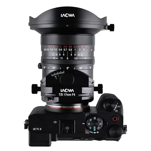 Laowa 17mm f/4 Zero-D Tilt-Shift FE Tilt-Shift-objektiv for Sony FE. Manuell 