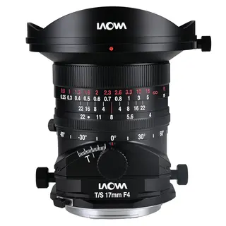 Laowa 17mm f/4 Zero-D Tilt-Shift X Tilt-Shift-objektiv for Fuji X. Manuell