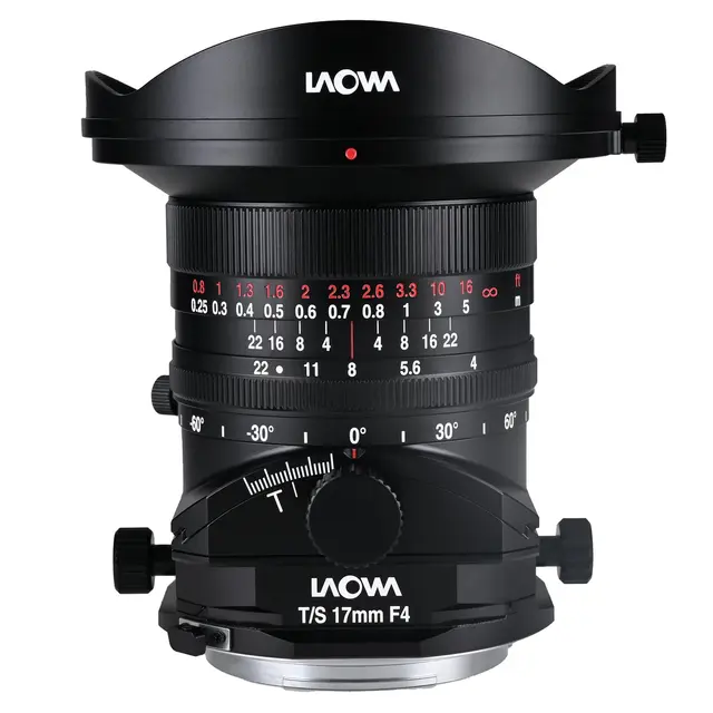 Laowa 17mm f/4 Zero-D Tilt-Shift X Tilt-Shift-objektiv for Fuji X. Manuell 