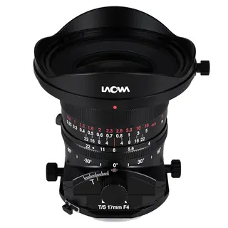 Laowa 17mm f/4 Zero-D Tilt-Shift X Tilt-Shift-objektiv for Fuji X. Manuell
