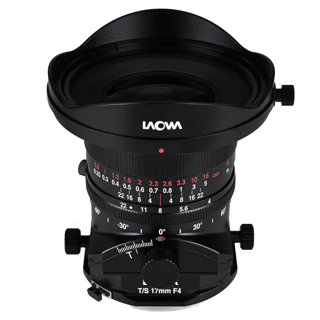 Laowa 17mm f/4 Zero-D Tilt-Shift X Tilt-Shift-objektiv for Fuji X. Manuell 