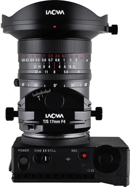 Laowa 17mm f/4 Zero-D Tilt-Shift L Tilt-Shift-objektiv for L-mount. Manuell 