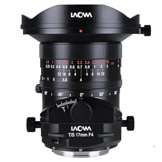 Laowa 17mm f/4 Zero-D Tilt-Shift RF Tilt-Shift-objektiv for Canon RF Manuell