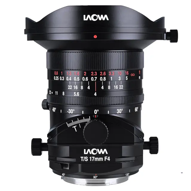 Laowa 17mm f/4 Zero-D Tilt-Shift RF Tilt-Shift-objektiv for Canon RF Manuell 