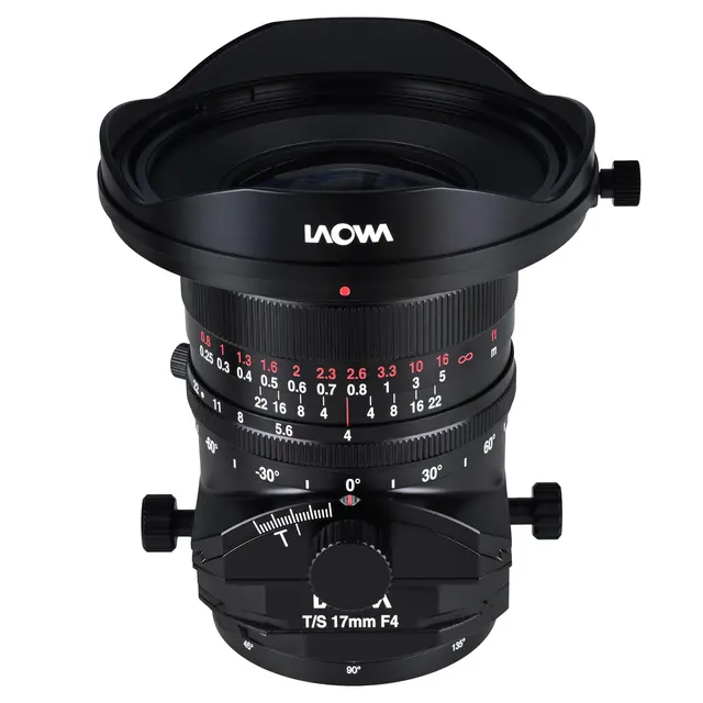 Laowa 17mm f/4 Zero-D Tilt-Shift RF Tilt-Shift-objektiv for Canon RF Manuell 