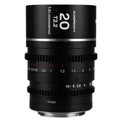 Laowa Nanomorph 20mm T2.2 1.5X (Cine) MFT. Silver