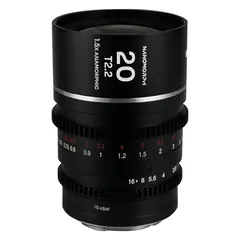 Laowa Nanomorph 20mm T2.2 1.5X (Cine) MFT. Silver