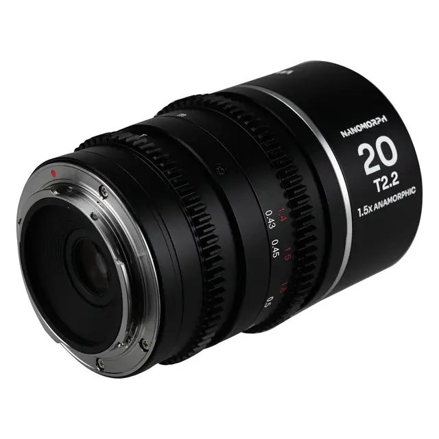 Laowa Nanomorph 20mm T2.2 1.5X (Cine) MFT. Silver 