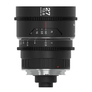 Laowa Nanomorph 27mm T2.8 1.5X S35 (Cine) Arri PL (Default) + EF. Silver