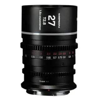 Laowa Nanomorph S35 Prime 3-Lens Bundle Nikon Z. 27mm, 35mm, 50mm. Silver