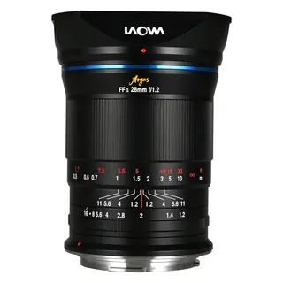 Laowa Argus 28mm f/1.2 FF Canon RF For Canon RF. Manuell fokus