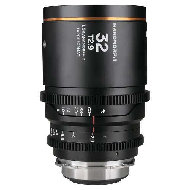 Laowa Nanomorph LF 32mm T2.9 1.5X Amber. Arri PL/Canon EF 