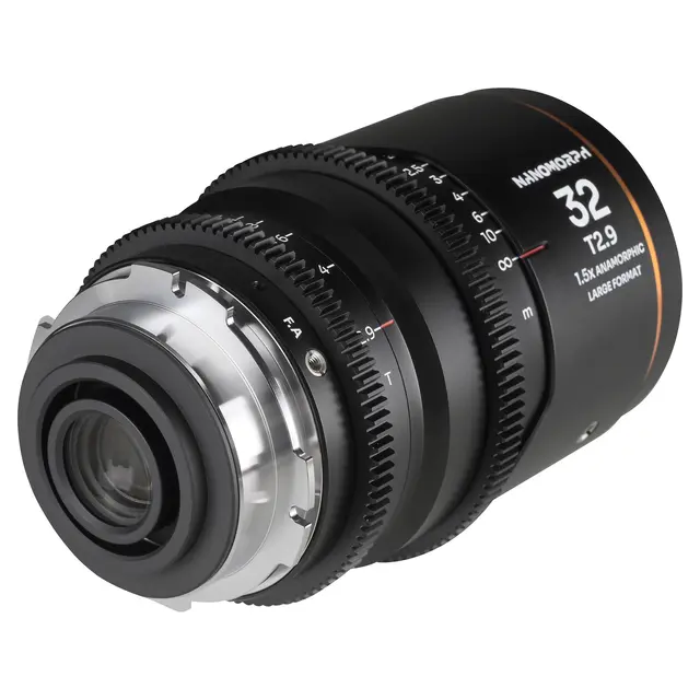 Laowa Nanomorph LF 32mm T2.9 1.5X Amber. Arri PL/Canon EF 