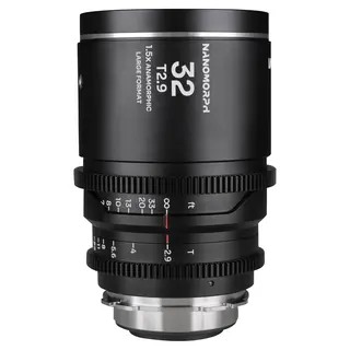 Laowa Nanomorph LF 32mm T2.9 1.5X Silver. Arri PL/Canon EF