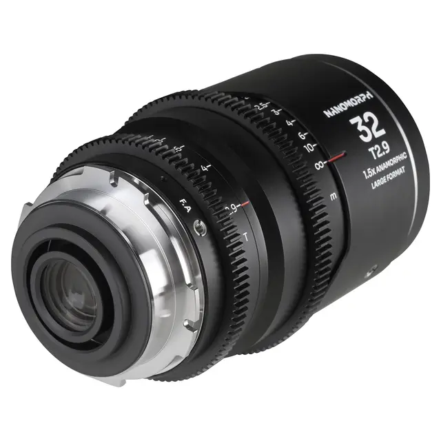 Laowa Nanomorph LF 32mm T2.9 1.5X Silver. Arri PL/Canon EF 