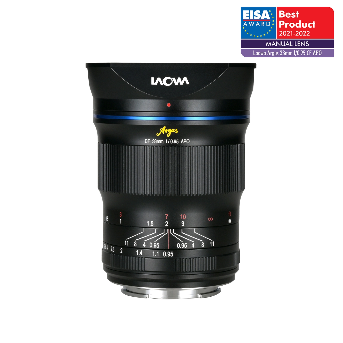 Laowa Argus 33mm f/0.95 CF APO For Canon RF APS-C format. Ø62mm