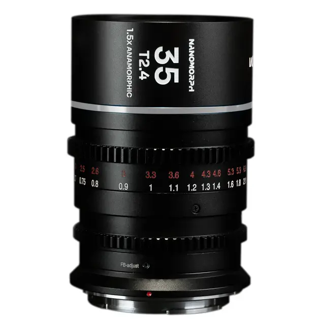 Laowa Nanomorph 35mm T2.4 1.5X S35 (Cine) L Mount. Silver 