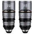 Laowa Sunlight 40-80mm/70-135mm T4.5 2x Bundle. Anamorphic Zoom (Amber) Arri PL