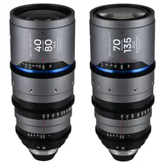 Laowa Sunlight 40-80mm/70-135mm T4.5 2x Bundle. Anamorphic Zoom (Blue) Arri PL