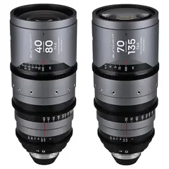 Laowa Sunlight 40-80mm/70-135mm T4.5 2x Bundle. Anamorphic Zoom (Clear) Arri PL