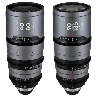 Laowa Sunlight 40-80mm/70-135mm T4.5 2x Bundle. Anamorphic Zoom (Clear) Arri PL