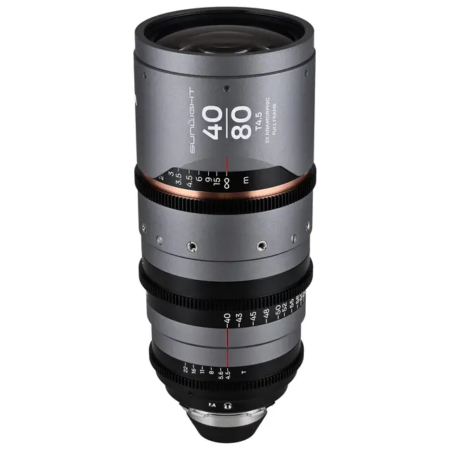 Laowa Sunlight 40-80mm T4.5 2x FF PL Anamorphic Zoom (Amber) Arri PL 