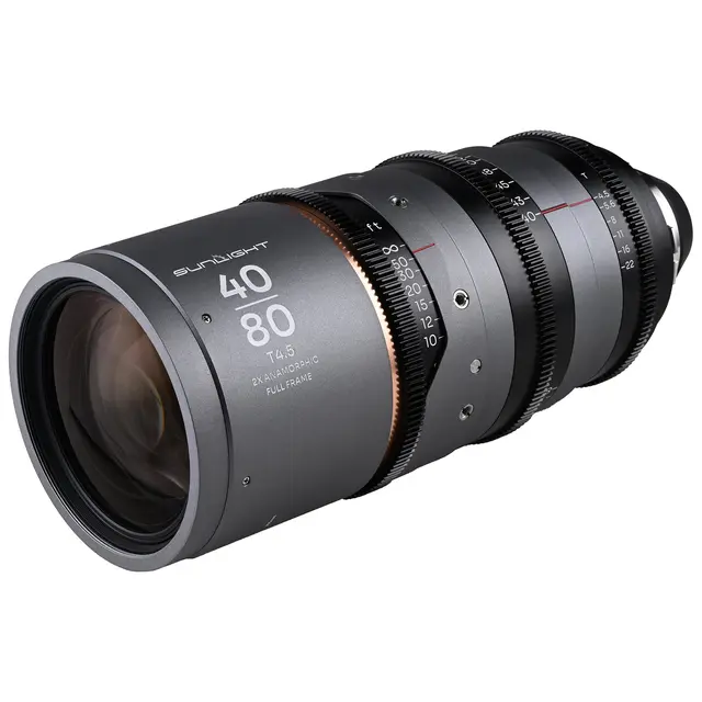 Laowa Sunlight 40-80mm T4.5 2x FF PL Anamorphic Zoom (Amber) Arri PL 