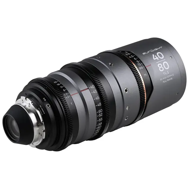 Laowa Sunlight 40-80mm T4.5 2x FF PL Anamorphic Zoom (Amber) Arri PL 