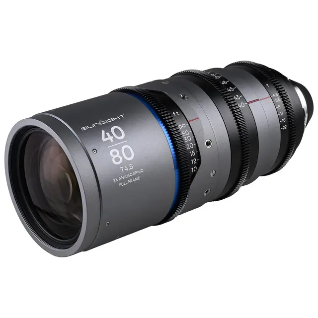 Laowa Sunlight 40-80mm T4.5 2x FF PL Anamorphic Zoom (Blue) Arri PL 