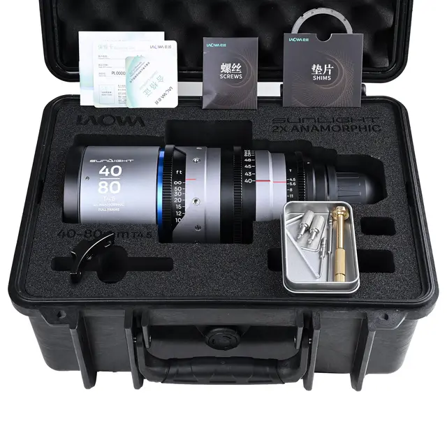Laowa Sunlight 40-80mm T4.5 2x FF PL Anamorphic Zoom (Blue) Arri PL 