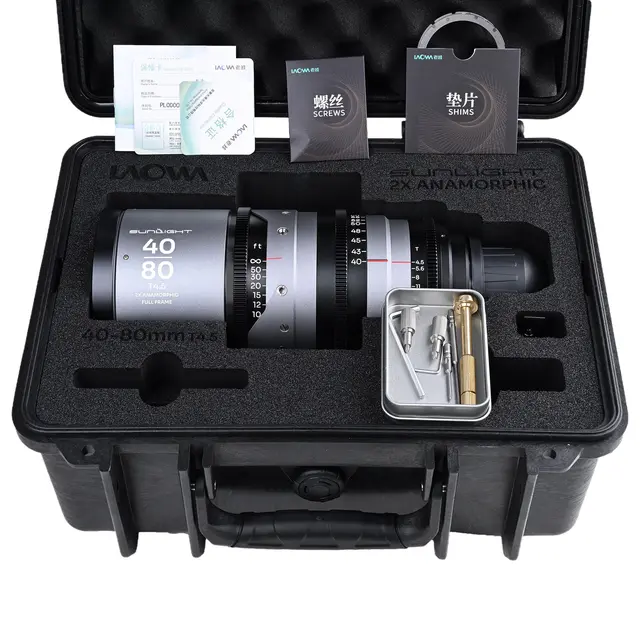 Laowa Sunlight 40-80mm T4.5 2x FF PL Anamorphic Zoom (Clear) Arri PL 