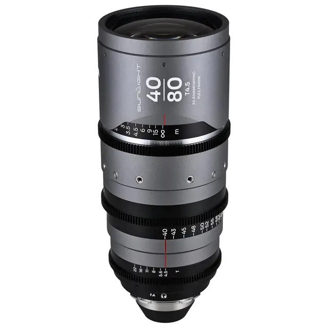 Laowa Sunlight 40-80mm T4.5 2x FF PL Anamorphic Zoom (Silver) Arri PL 