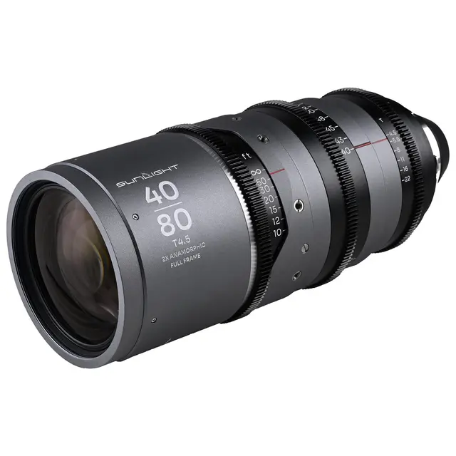 Laowa Sunlight 40-80mm T4.5 2x FF PL Anamorphic Zoom (Silver) Arri PL 