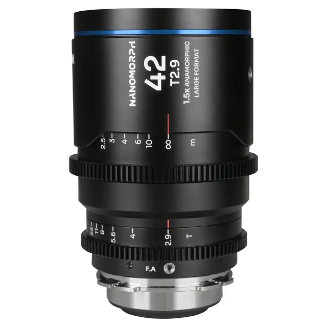 Laowa Nanomorph LF 42mm T2.9 1.5X Blue. Arri PL/Canon EF 