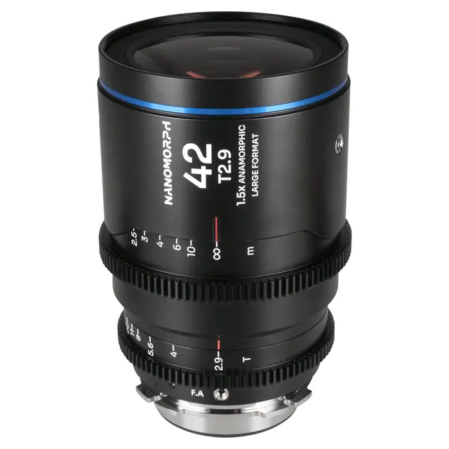 Laowa Nanomorph LF 42mm T2.9 1.5X Blue. Arri PL/Canon EF 