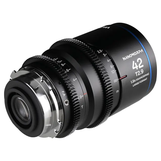 Laowa Nanomorph LF 42mm T2.9 1.5X Blue. Arri PL/Canon EF 