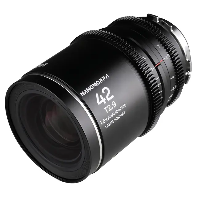 Laowa Nanomorph LF 42mm T2.9 1.5X Silver. Arri PL/Canon EF 