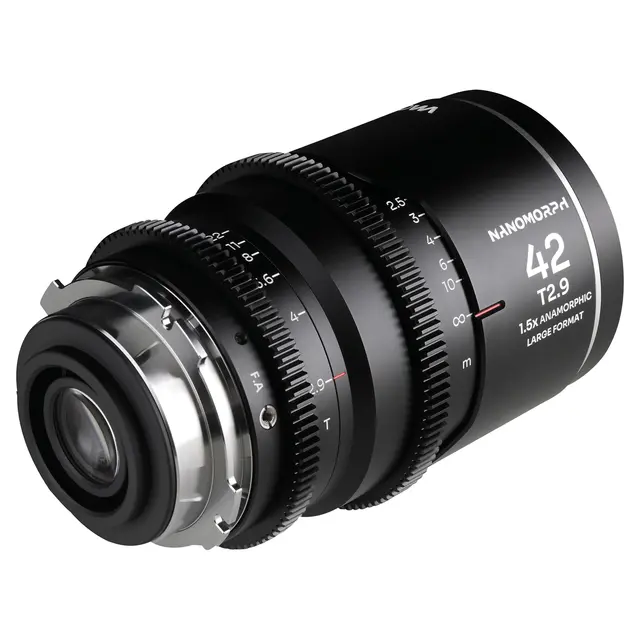 Laowa Nanomorph LF 42mm T2.9 1.5X Silver. Arri PL/Canon EF 
