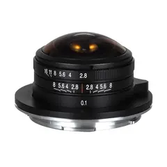 Laowa 4mm f/2.8 Circular Fisheye Lens For Nikon Z. Sort