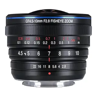 Laowa 4.5-10mm f/2.8 CF Zoom Fisheye For Fuji X-mount. Manuell fokus. APS-C