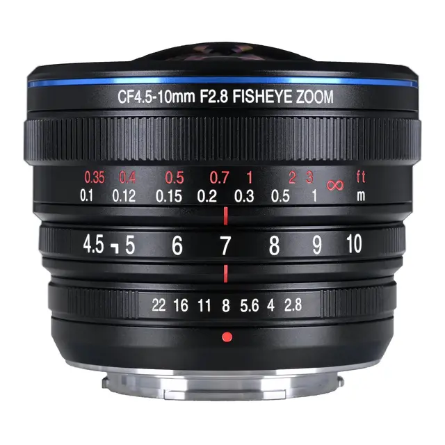 Laowa 4.5-10mm f/2.8 CF Zoom Fisheye For Fuji X-mount. Manuell fokus. APS-C 